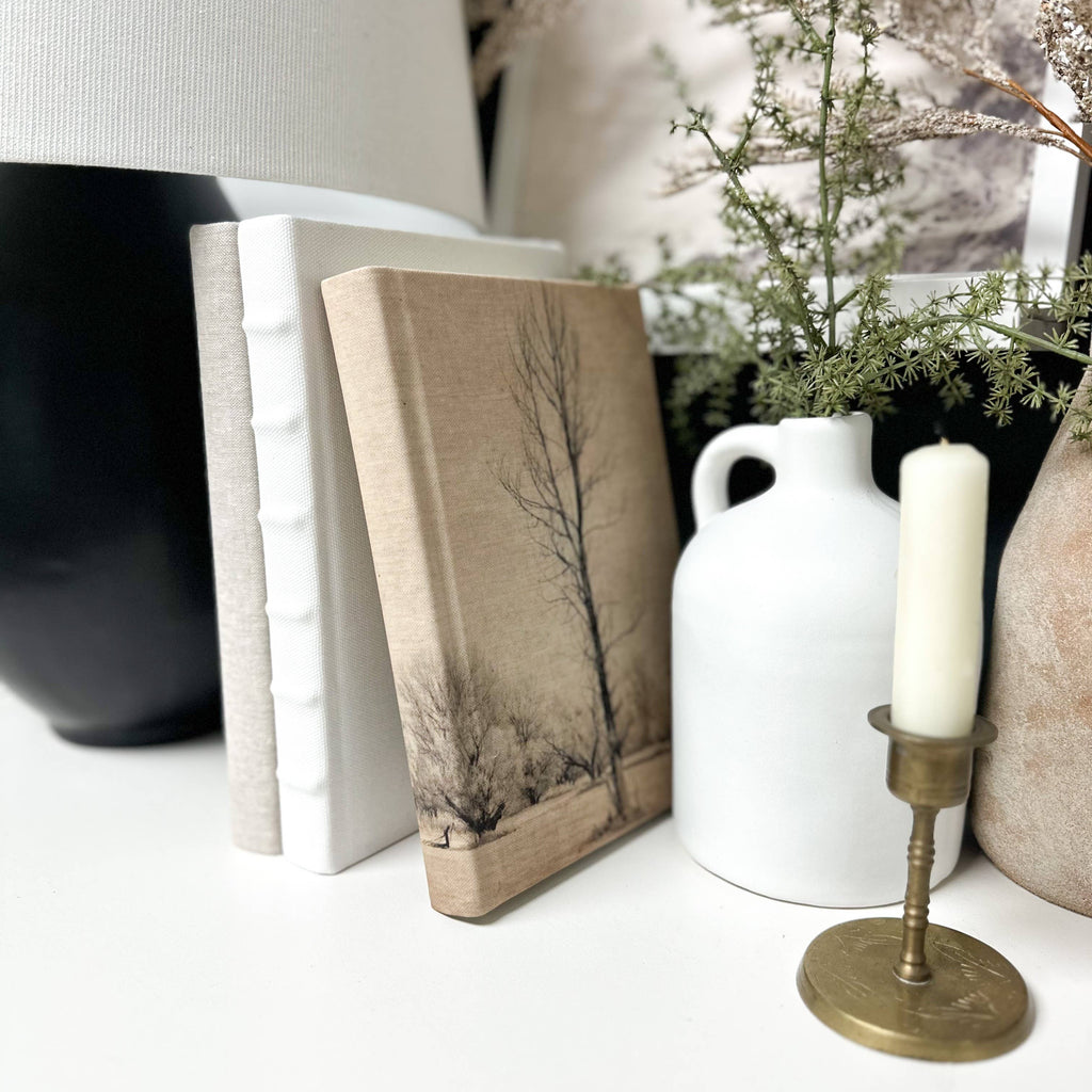 House of Elements Fabric Wrapped Decorative Books