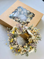 Forever Flowers Mini Grapevine Wreath