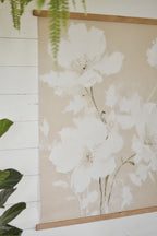 White Gables Home Neutral Florals Tapestry
