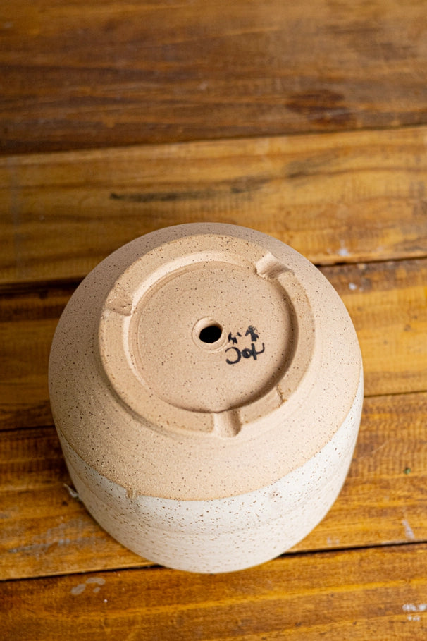 Handmade Ceramic Planter with Saucer