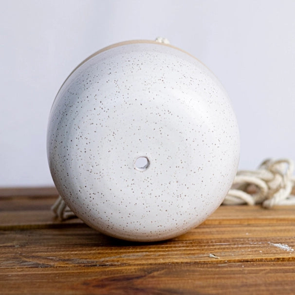 Handmade Ceramic Hanging Orb Planter