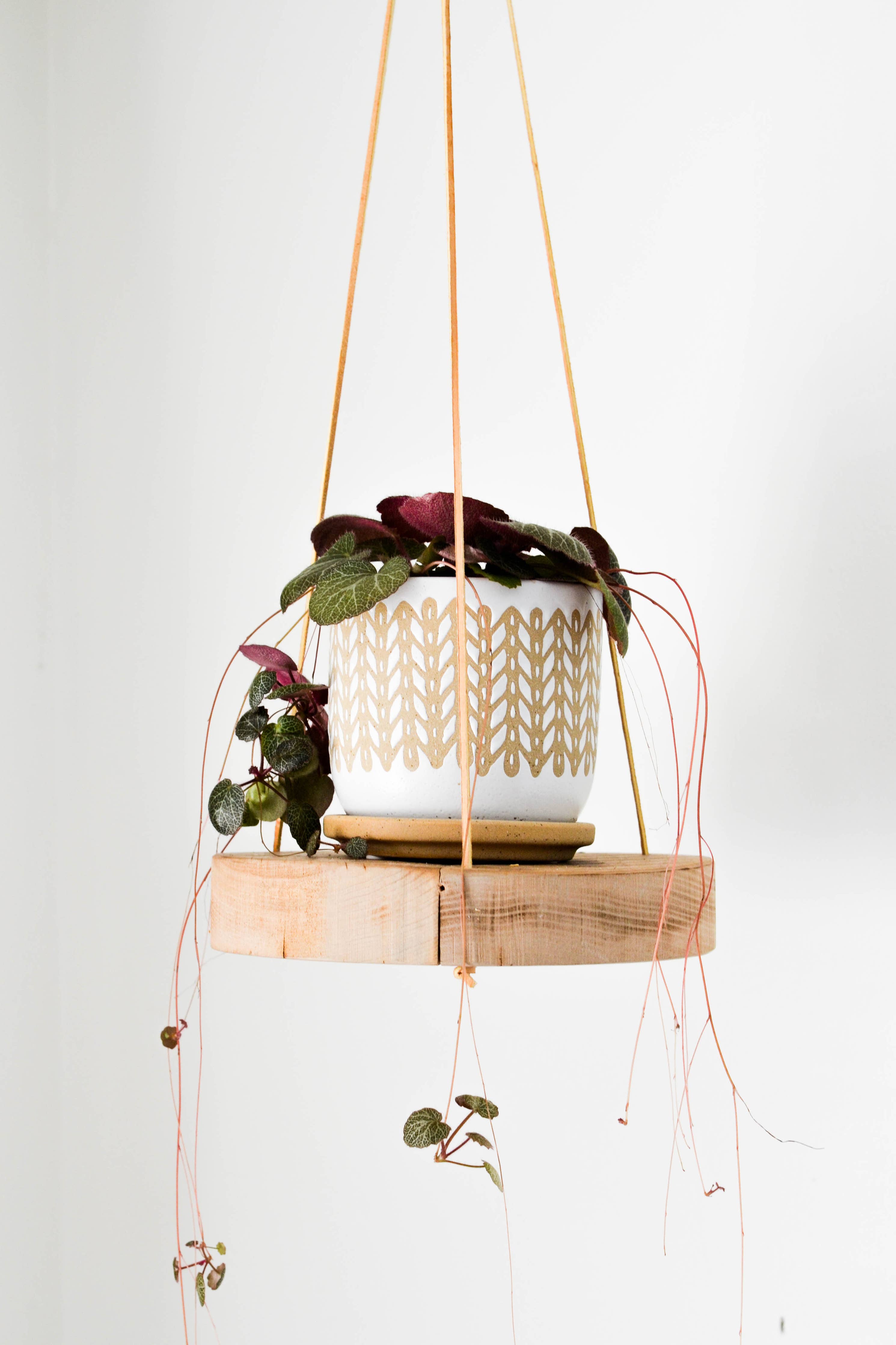 Reclaimed Wood Hanging Plant Hanger