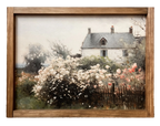 Eleanor Summer Home Wall Art with Handmade Birch Frame