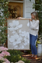 White Gables Home Neutral Florals Tapestry