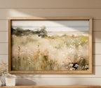 Florence Wildflower Wall Art with Handmade Birch Frame